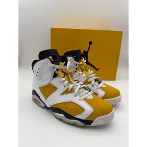 Air Jordan 6 Retro Yellow Ochre White Black CT8529-170 Mens 11 OG Box
